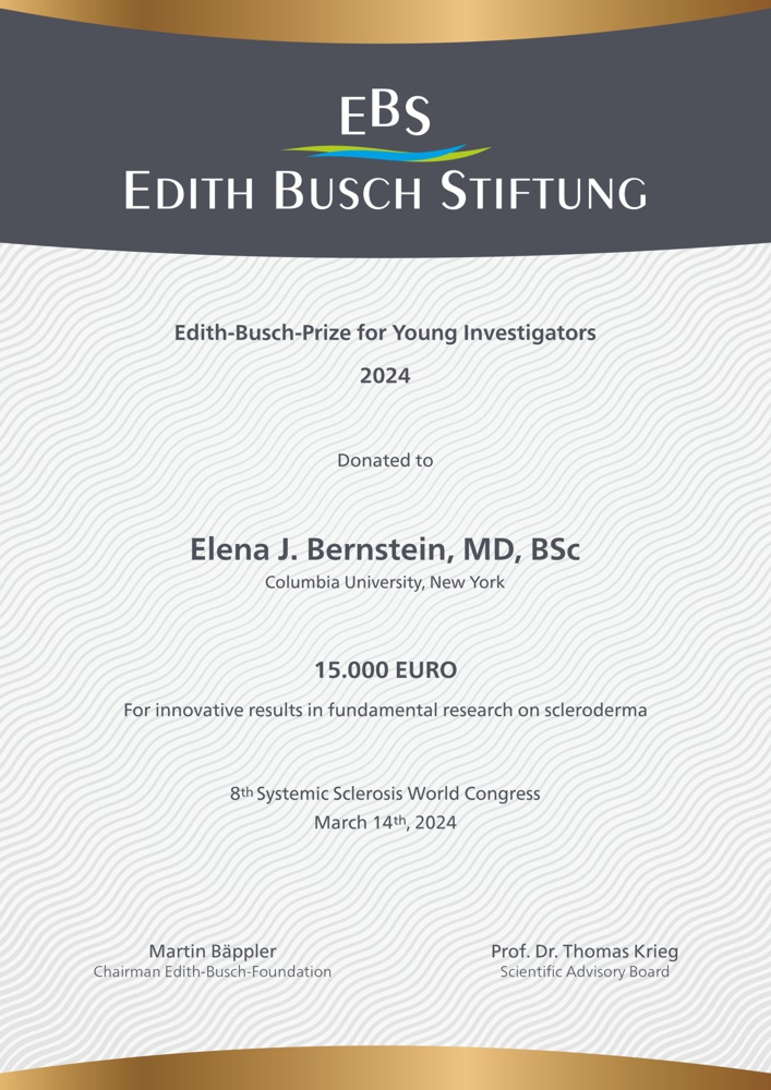 Edith-Busch-Prize for Young Investigators 2024