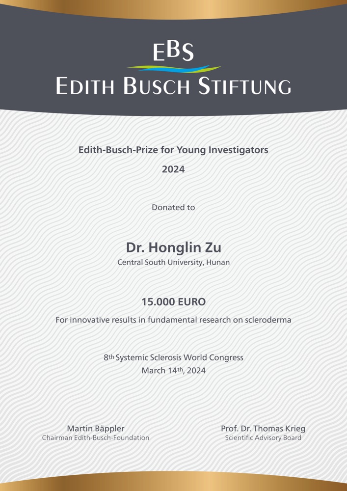 Edith-Busch-Prize for Young Investigators 2024